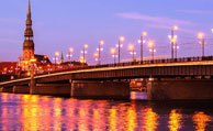 Storbyferie til Latvia